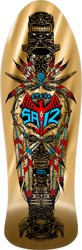 Powell Peralta Steve Saiz Totem 10.0 Skateboard Deck - gold foil