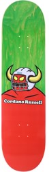 Toy Machine Russell Holy Spirit 8.5 Skateboard Deck - green stain v1