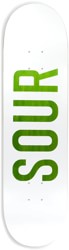 Sour Sour Army 8.0 Skateboard Deck - white/green