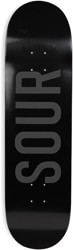 Sour Sour Army 8.25 Skateboard Deck - black/black