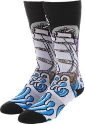 Lib Tech Jamie Lynn Ship 30Yr Riding Snowboard Socks - black