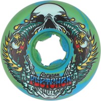 Slime Balls Greyson Fletcher Guest Vomit Mini Skateboard Wheels - green/blue swirl (99a)