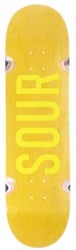 Sour Sour Army Wheel Wells 8.5 Skateboard Deck - yellow