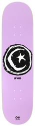 Foundation Lewis Star & Moon 8.5 Skateboard Deck - purple