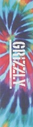Grizzly Tie Dye Stamp Print Skateboard Grip Tape - light blue/pink swirl