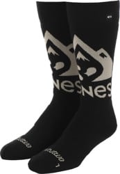 Thirtytwo Jones Merino Snowboard Socks - black