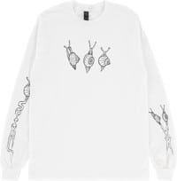 Spiral Wax Co Snail Trail L/S T-Shirt - white