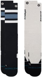 Stance Performance Mid Cushion 2-Pack Snowboard Socks - speed black