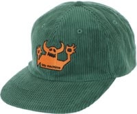 Toy Machine OG Monster Corduroy Snapback Hat - forest