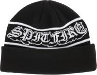 Spitfire Old E Drop Beanie - black/white