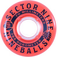 Sector 9 70mm Nineball Longboard Wheels - cherry (78a)