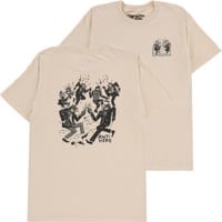 Anti-Hero Ruder Bwoys T-Shirt - heather bone/black