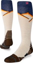 Stance Performance Mid Cushion Merino Wool Snowboard Socks - (jimmy chin) slopes