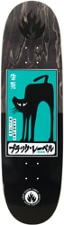 Black Label Akerley Black Cat Egg 9.0 Skateboard Deck - black