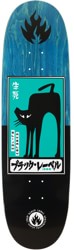 Black Label Akerley Black Cat Egg 9.0 Skateboard Deck - blue