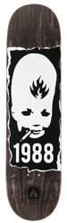 Black Label Thumbhead Torn 8.25 Skateboard Deck - black