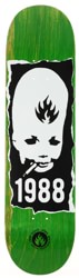 Black Label Thumbhead Torn 8.5 Skateboard Deck - green