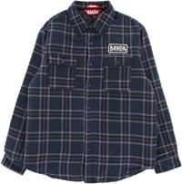 Baker Crust Flannel Shirt - blue