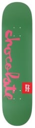 Chocolate Trahan Team Chunk 8.25 Skateboard Deck - green/purple