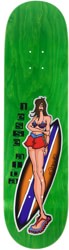 Frog Alba Surfer Girl 8.5 Skateboard Deck - green