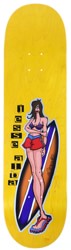 Frog Alba Surfer Girl 8.5 Skateboard Deck - yellow