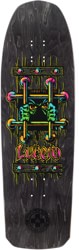 Black Label Lucero OG Bars 10.0 Cross Skateboard Deck - black