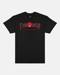 Thrasher Spitfire Big Head Outline T-Shirt - black