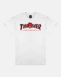 Thrasher Spitfire Big Head Outline T-Shirt - white