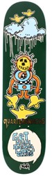 Krooked Quarter Snacks Get High 8.25 Skateboard Deck - olive