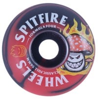 Spitfire Shroom Bighead Formula Four Classic Full Skateboard Wheels - black/red swirl