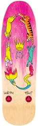 Welcome Miller Animal Kingdom 9.6 Gaia Shape Skateboard Deck - pink/natural stain