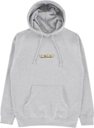 Tactics Throwback Logo Embroidered Hoodie - heather grey