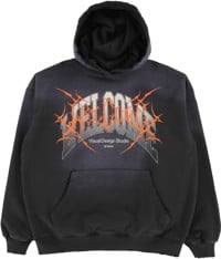 Welcome Coupled Sun Fade Hoodie - black fade