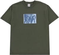 Polar Skate Co. Cut Outs T-Shirt - dark olive
