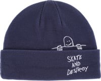 Thrasher Gonz Sad Fold Beanie - navy