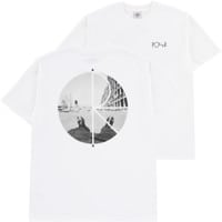 Polar Skate Co. Happy Sad Fill Logo T-Shirt - white