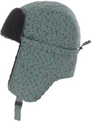 Coal Wilcox Flap Hat - dark green grid camo