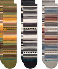 Stance Curren 3-Pack Sock - green