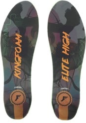 Footprint Kingfoam Elite Hi Insoles - black camo/orange