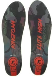 Footprint Kingfoam Elite Quantum Heel Hi Insoles - black camo/red
