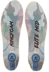 Footprint Kingfoam Elite Sport Quantum Heel Mid Insoles - grey camo/black