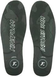 Footprint Kingfoam Flat Lo Insoles - black camo/white