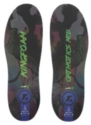 Footprint Kingfoam Orthotics 6mm Insoles - black camo/green