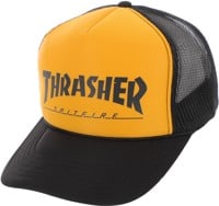 Thrasher Thrasher x Spitfire Trucker Hat - black/gold/black