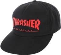 Thrasher Spitfire Big Head Jake Snapback Hat - black