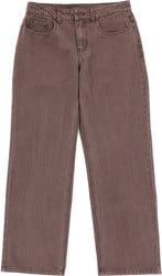 Rhythm Women's Charlie Low Rise Jeans - chocolate