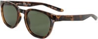 Dragon Bank LL H20 Polarized Sunglasses - shiny tortoise/green polarized lens