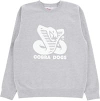 Cobra Dogs OG Logo Crew Sweatshirt - heather grey