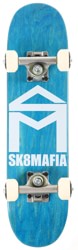 SK8MAFIA House Logo 6.0 Micro Complete Skateboard - blue