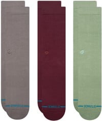 Stance Icon 3-Pack Sock - dark grey